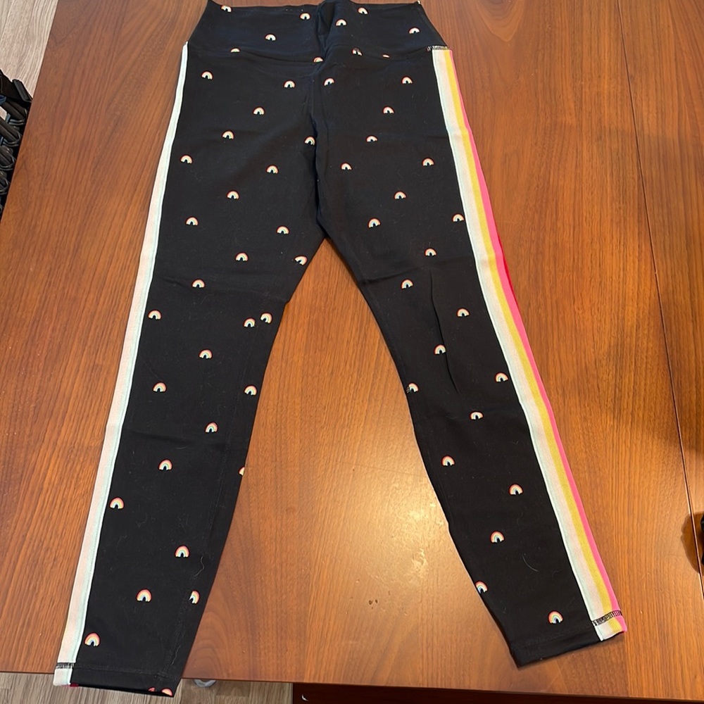 Spiritual gangster, size medium, rainbow leggings